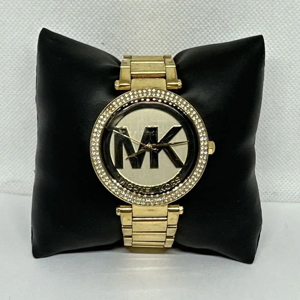 Michael Kors Parker MK5784 Women's Gold Stainless Steel Analog Dial Watch NUL14